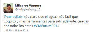Testimonio-Community-Management-Forum-2014-Lima-Peru-Charla-Analitica-Redes-Sociales-Milagros-Vasquez