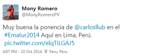 Testimonio-Congreso-Marketing-Online-Turistico-EMATUR-Lima-Peru-Publicidad-oct-2014-Digital-Mony-Romero