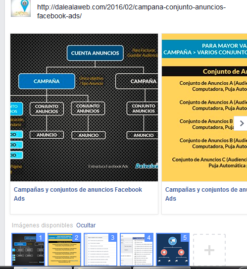 Publicacion-URL-Lista-Varias-Imagenes-Pagina-Fans-Facebook